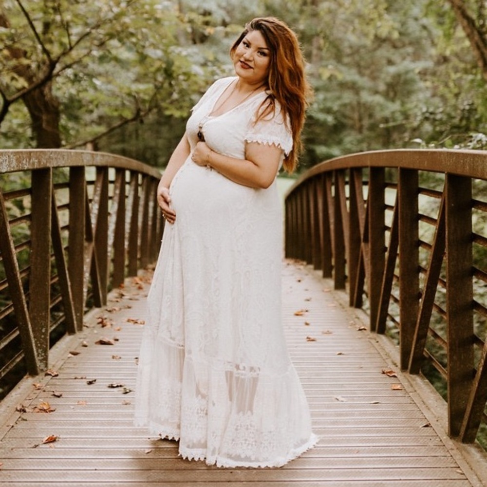 Torrid | Maxi Ivory Lace Dress 3X